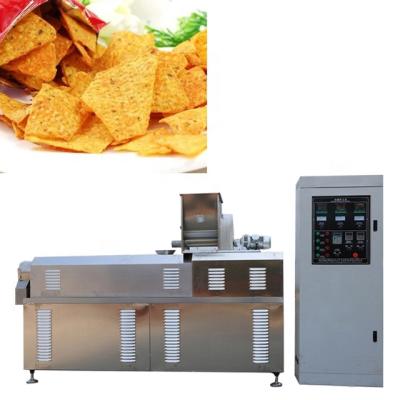 China factory wheat flour snack doritos fried tortilla chips making extruder production machine for sale for sale