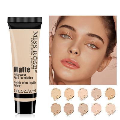 China Women hot white color moisturizer long lasting waterproof vegan make up base best liquid foundation for full makeup for sale