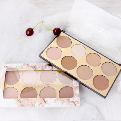 China Waterproof Face Highlighter Bar Oil Dark Control And Waterproof Makeup Foundation Powder Cosmetic Shading Palette for sale