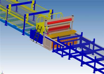 China Aire neumático que refuerza a Mesh Welding Machine 2500m m 8.5T completamente automáticos en venta