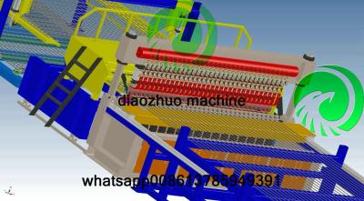 中国 12000mmのRebarの網の溶接機65times/min 2500mm 8.4*5.5*2.1m 販売のため