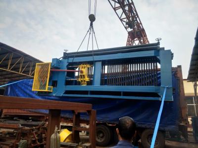 Chine Hydraulic Control Gabion Wire Mesh Machine , Gabion Box Machine 80*100 Mesh à vendre