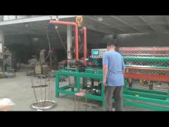 Highway Chain Link Fence Machine 140m2/h 2.8T twisted and knuckled sides