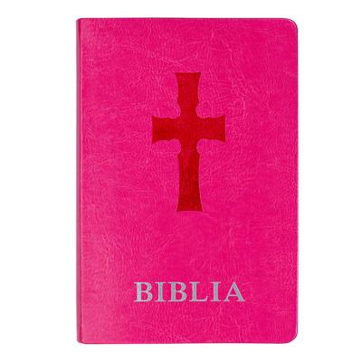 China paper & Wholesale Custom Logo Cardboard Chinese Factory PU Leather Hot Selling KJV Bibles King James Bible Book Printing for sale