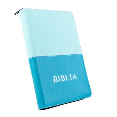 China paper & Wholesale Custom Hardcover Christian Holy Bible Book Printing Cardboard With Zipper Bag for sale