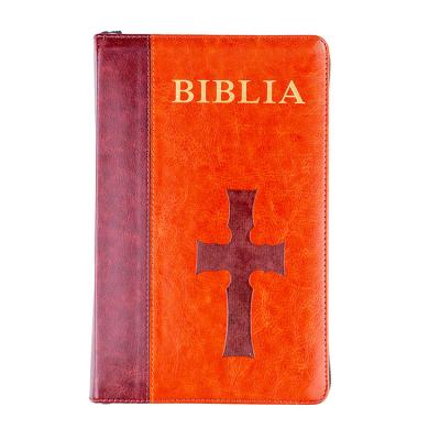 China paper & Hot Selling Leather Bible Cover Paperboard Top Products Letter Blue Bible Printing for sale