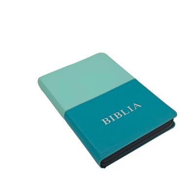 China paper & Wholesale Cardboard Bible Hardcover Leather Book Cover Custom Bible With Zipper for sale