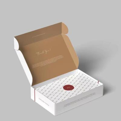 China Recyclable Wholesale Custom Logo Printed Folding Paper Box Packaging Gift Corrugated Cardboard Mailing Mailing Boxes for sale