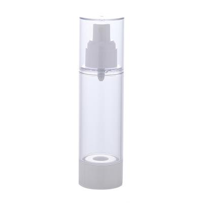 China Travel Airless Separate Squeeze Lotion Bottle 10ml 30ml 50ml Jinyu Lotion Spray Pump Cosmetic Packing Plastic Bottles for sale