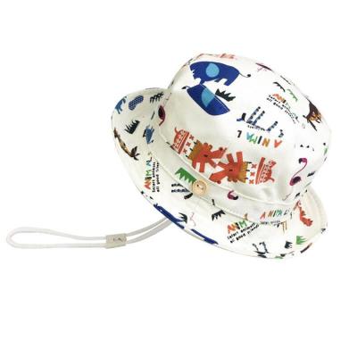 China Character Children's Sun Hat Baby Cotton Hat Boys And Girls Cute Cartoon Children Bucket Hat for sale