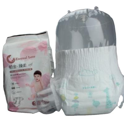 China Wholesale OEM Printed Premium Baby Disposable Absorbent Soft Breathable Diaper for sale