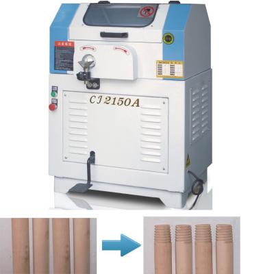 Cina CJ2150A Semi automatic wooden pole screw thread circular tooth making machine wood lathe in vendita