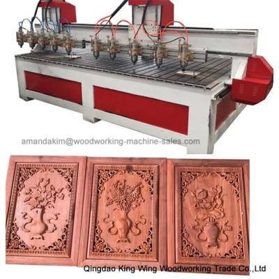 China Máquina de madera modificada para requisitos particulares del router del CNC del tamaño grande de la mesa de trabajo con 10 ejes en venta