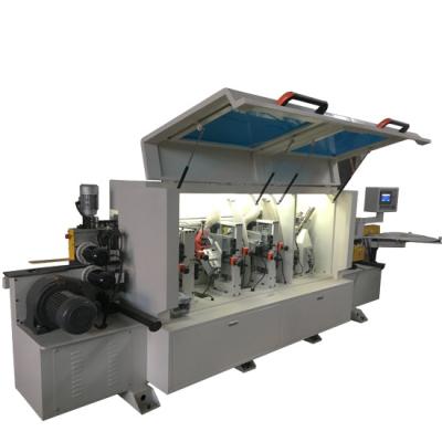 Cina Straight full automatic PVC edge banding machine for door cabinets KC370D in vendita