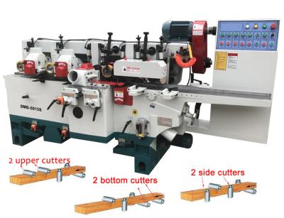 China wood moulding machine woodworking four side moulder machine factory à venda