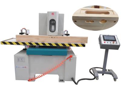 Cina CNC mortiser wooden door hinge key hole lock hole mortising machine in vendita