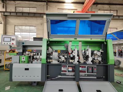 Cina Wood Board Edge Banding Machine for Kitchen Cabinet Production Panel Thickness 10-60mm Edge Band Tape Thickness 0.4-3mm in vendita