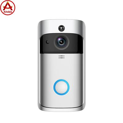 China Modern plastic smart wifi app remote control wifi doorbell wireless camera for sale