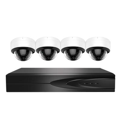 China NIGHT VISION 4 Channel H.265 3MP POE CCTV Security Dome Camera Vandal Proof System for sale