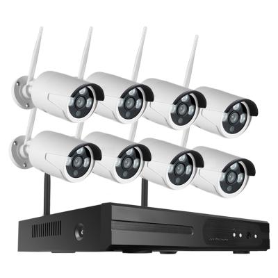 China 8CH NIGHT VISION Wireless Bullet 1080P HD Outdoor IP CCTV Camera WiFi System for sale