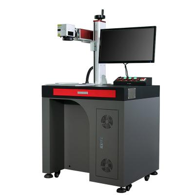 China Factory Wholesale Price Concessions 30w 60w 100w Desktop Deep Metal Marking Fiber Laser Marking Machine For Metal Ring for sale