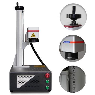 China Mini Laser Fiber Marking Machine 20w Portable Handheld Fiber Laser Marking Machine Deep Marking Best Sales For Metal for sale