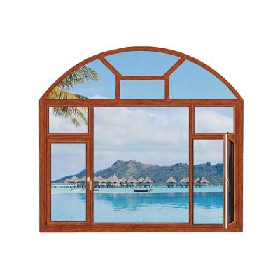 China Folding Screen North American Certified Impact Resistant Aluminum Framed Casement Window Prices For Villa, Renovation Home, Building Window for sale