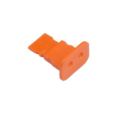 China Lock, orange, Wire-to-wire, PBT, 2 position, wire and cable, automotive secondary power and signal, W2S for sale