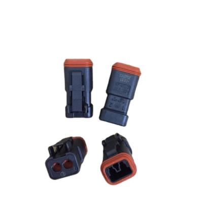 China DT06-2S-CE05 original automotive housing for female terminals, wire-to-wire, 2 position, DT06-2S-CE05 sealable and black for sale