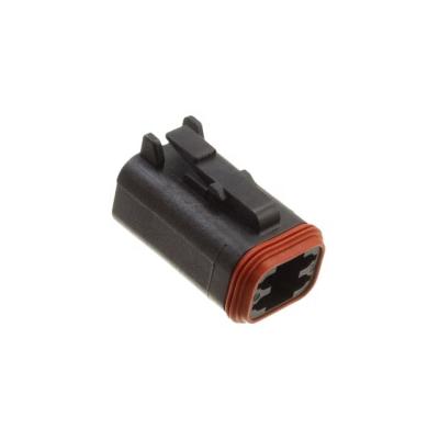 China DT06-4S-P012 German original automotive connector housing for female terminals, Wire-to-wire, 4 position, sealable, black, DT06-4S-P012 for sale