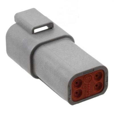 China DT04-4P-C015 German original automotive connector housing for male terminals, Wire-to-wire, 4 position, sealable, grey, DT04-4P-C015 for sale