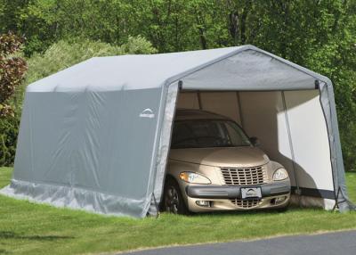 China Fashionable Outdoor Car Shelter / Vehicle Storage Tents For Parking Silver Color for sale