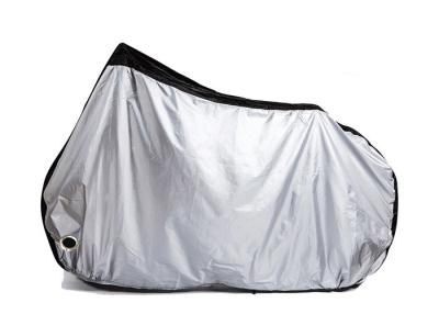 China Outdoor Indoor Bicycle Protective Cover Two Wheeler Bike Cover Lock Hole Design for sale