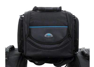 China 1680D Fabric Motorcycle Tail Bag Waterproof , Motorcycle Seat Bag 17L Capacity for sale