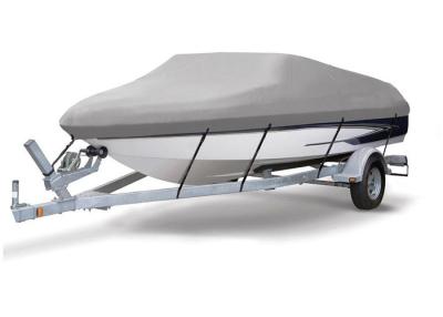 China 300 Denier Breathable Boat Cover With Adjustable Straps / Storage Bag  for sale