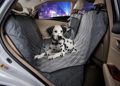 China Grey Animal Car Seat Covers , Non Slip Rear Car Seat Covers For Dogs for sale