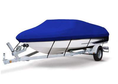 China 600D Waterproofing Canvas Boat Covers Tri Hull / V Hull / Runabout Fits for sale