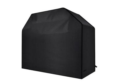 China Black Waterproof Furniture Covers , Universal Bbq Cover For Weber / Holland / Jenn Air for sale