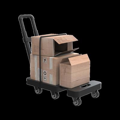 China Storage Folding Platform Hand Truck Adjust Trolley Caster Wheel Hand Carts Platform for sale