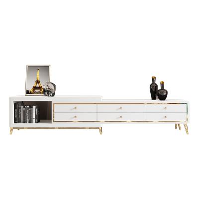 China Modern Chandelier Sectional Modern TV Stand And Coffee Table Set For Living Room Furniture for sale