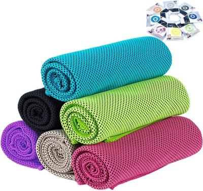 China QUICK DRY Customized Microfiber Fitness Yoga Sports Outdoor Gym Cooling Towel for sale