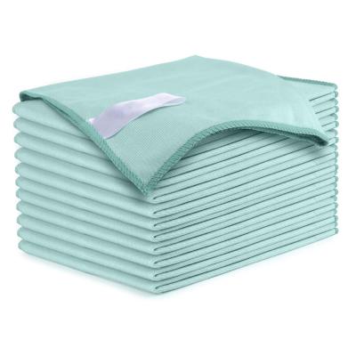 China 35 x 40cmUltra Sustainable High Quality Fine Microfiber Cloths For Glass for sale