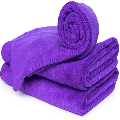 China Microfiber Towel Disposable Drying Soft Bath Towel 40x60cm 40x120cm 420GSM for sale