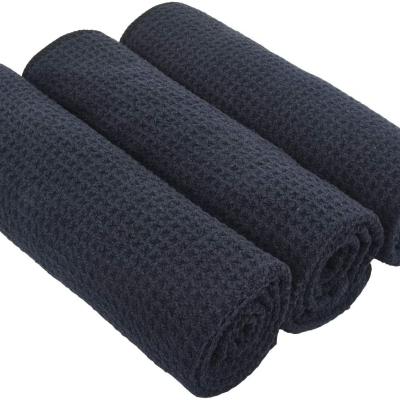 China Professional Compressed Microfiber Waffle Drying Towel for sale