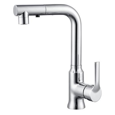 China Modern Design Kitchen Sink Mixer Universal Swivel Faucet Modern Design Pull-Out Type Can Be Hand Held for sale