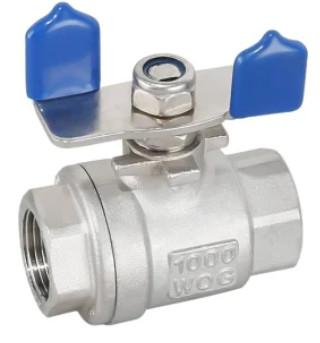 Cina 1 Inch Ss304 Ss316 Ball Valve Stainless Steel Pn16 Pn25 Thread 2pc Long Handle in vendita