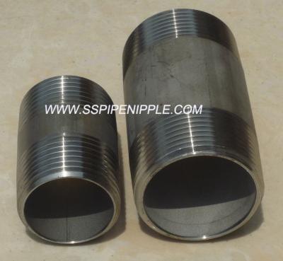 China Niple Acero Inoxidable 304/316 CEDULA 40 ROSCA 11/4” X 3