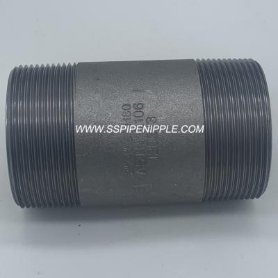 China Casting Black Pipe Nipple Male Female Connection Stable Performance for sale