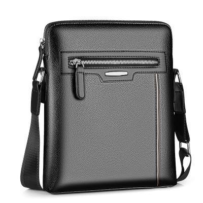 China OEM ODM Waterproof Custom High Quality PU Leather Messenger Mens Bag Business Cross - Body Bag For Men for sale