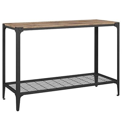 China Adjustable Modern Lobby Living Room Long Metal Wooden Rolling Console Tables (Other) Vintage Office Desks for sale